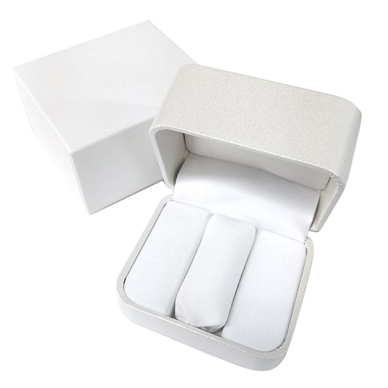 K18WG ミラーカットリング 形状記憶 ホワイトゴールド ミラーボール 18  