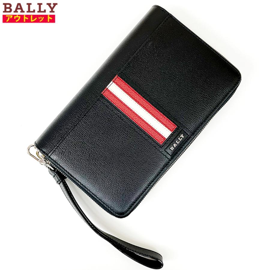 100 本物 トラベルウォレット長財布 Bally レターパックプラスで送料無料 並行輸入品 レザー 本革 ブラック ティンジャー メンズ 10 Lt Tinger 長財布 アウトレット 新品 バリー 財布
