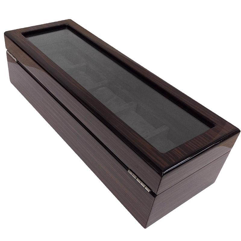 アウトレット！ユーロパッション FW-556EBA デカ厚時計が入る ウォッチ コレクション ボックス 5本収納 時計収納 メンズ 新品 送料無料 | ユーロパッション | 03