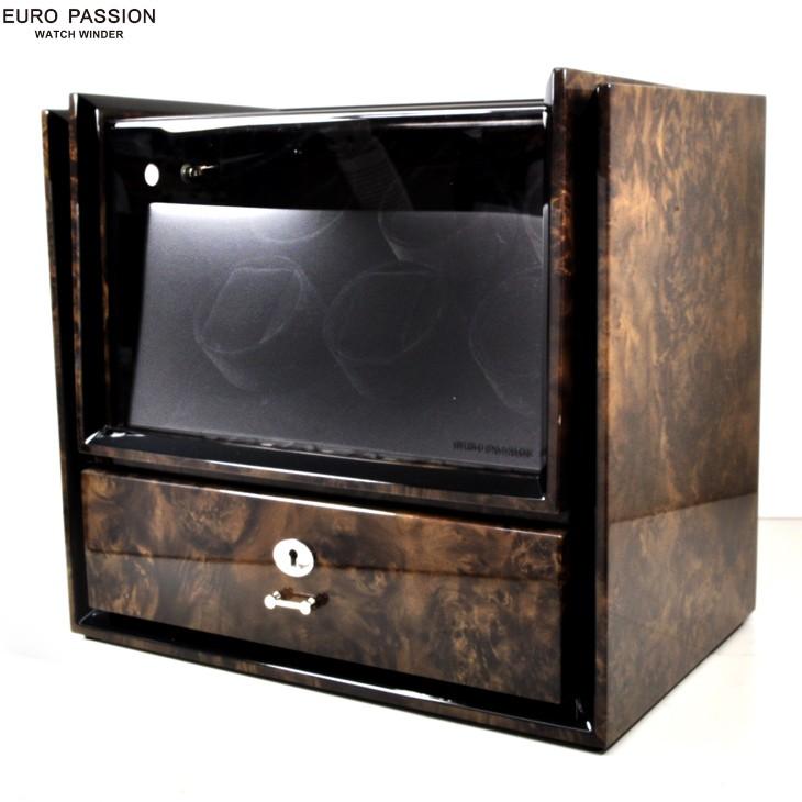 Euro Passion ユーロパッション W146 ウォッチワインディング ボックス 6本巻き ウォッチワインダー 引出し 12本収納 W146 株式会社スマートタイム 通販 Yahoo ショッピング