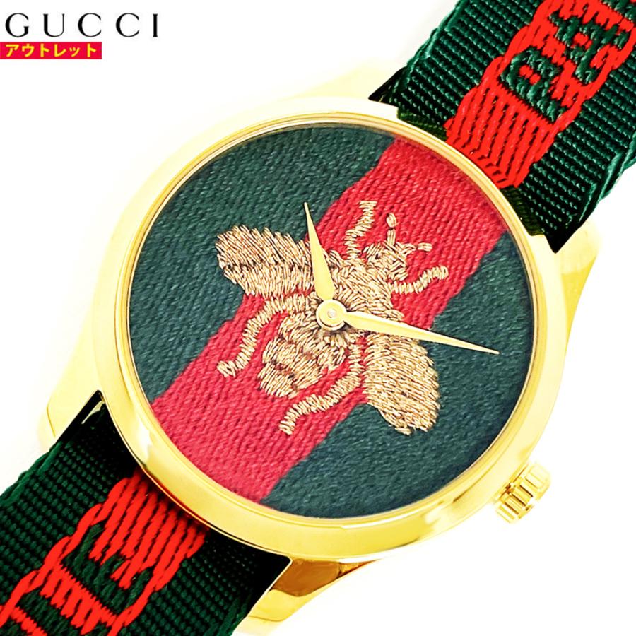 Gucci グッチ 腕時計 Gタイムレス Yaa ユニセックス グリーン レッド クオーツ 送料無料 Yaaout 株式会社スマートタイム 通販 Yahoo ショッピング