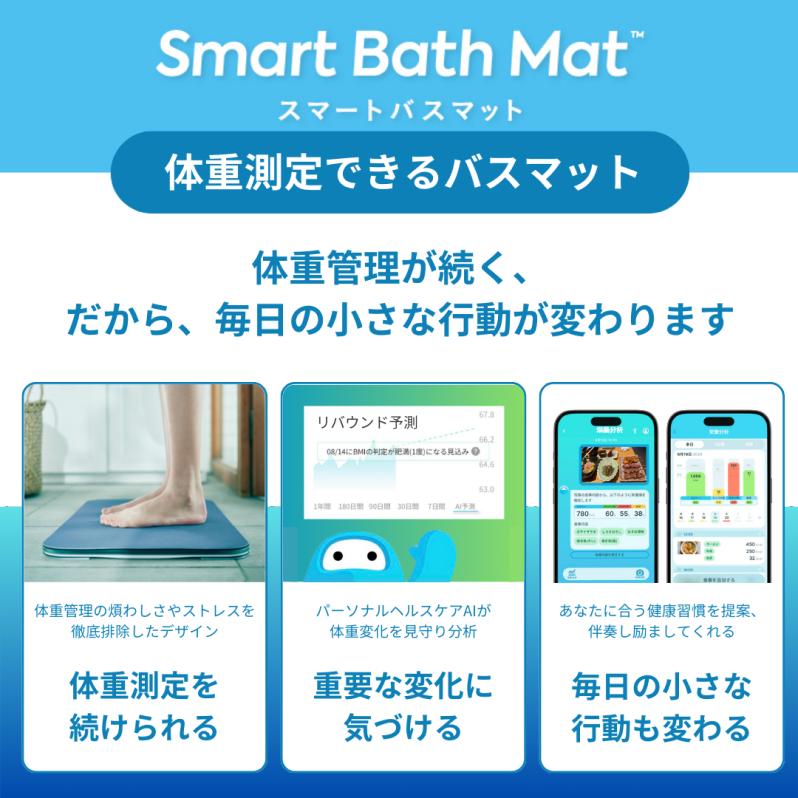 新品未使用 Smart Bath Mat™ 体組成計 2024モデル スマートバスマット Smart Bath Mat 体組成計 モデル バスマット