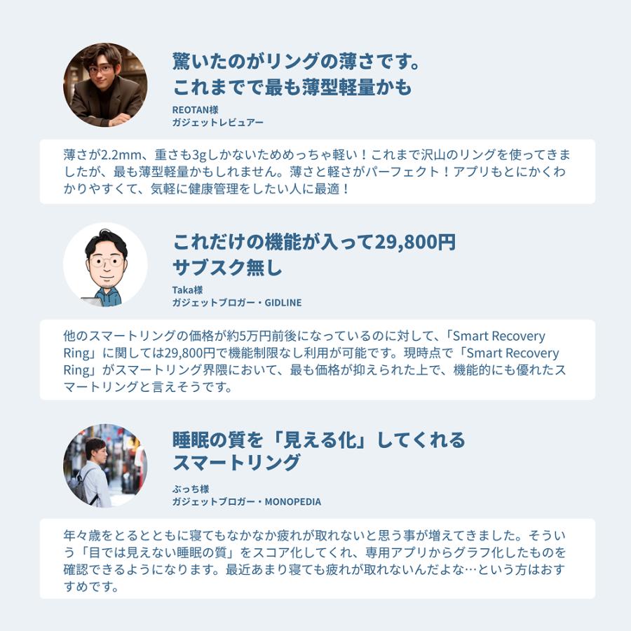 issin スマートリカバリーリング スマートリング 健康管理 活動量計