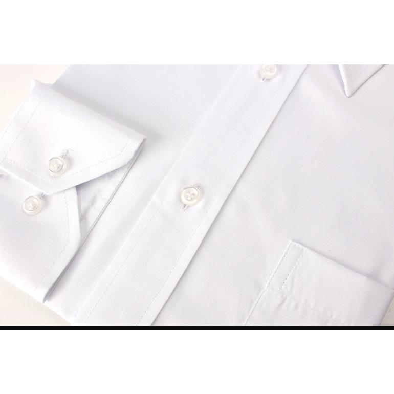 スマートビズ 3枚セット レギュラーカラー ワイシャツ 長袖 ホワイト