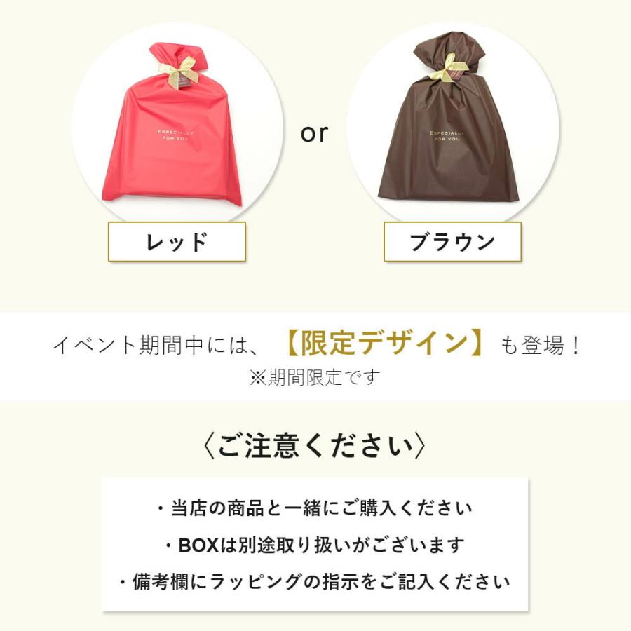 ギフトラッピングサービス 色が選べる マット素材ナイロンバッグ