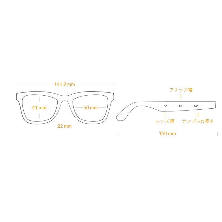 レイバン サングラス RB2140 オリジナル ウェイファーラー 偏光 901/58