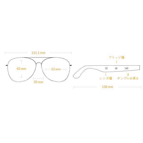 ランドルフ エンジニアリング サングラス Pilot 偏光 AF008 52 ユニ