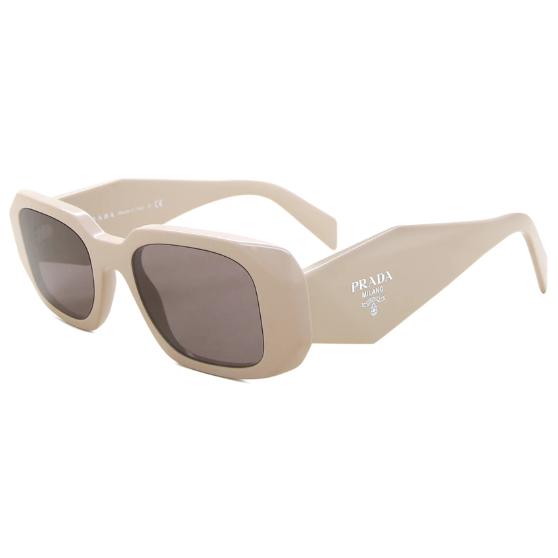PRADA ホワイトフレーム ブラウンレンズ サングラス プラダ サングラス PR 17WS Symbole VYJ6X1 49 レディース