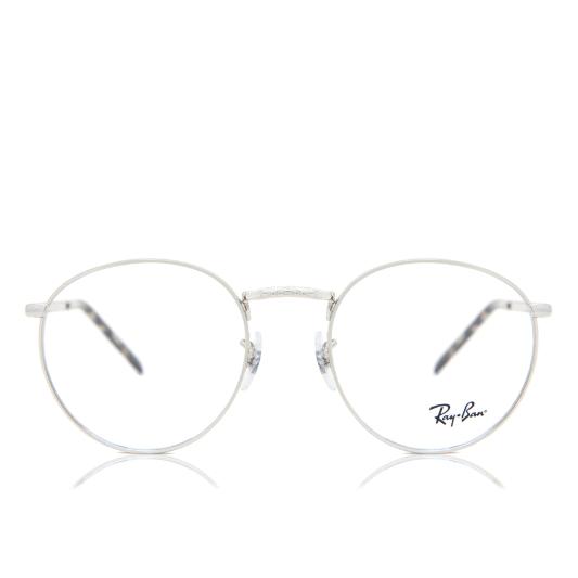 レイバン 眼鏡 RX3637V 2501 53 ユニセックス ラウンド クリア 53mm