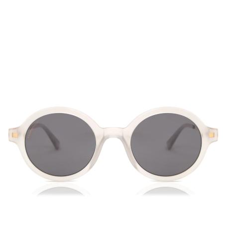 Mykita サングラス Esbo 偏光 883 48 ユニセックス ラウンド グレー 48mm レンズ幅 %100 本物の画像