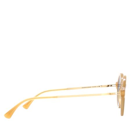 Mykita サングラス Esbo 偏光 881 48 ユニセックス ラウンド グリーン 48mm レンズ幅 %100 本物の画像