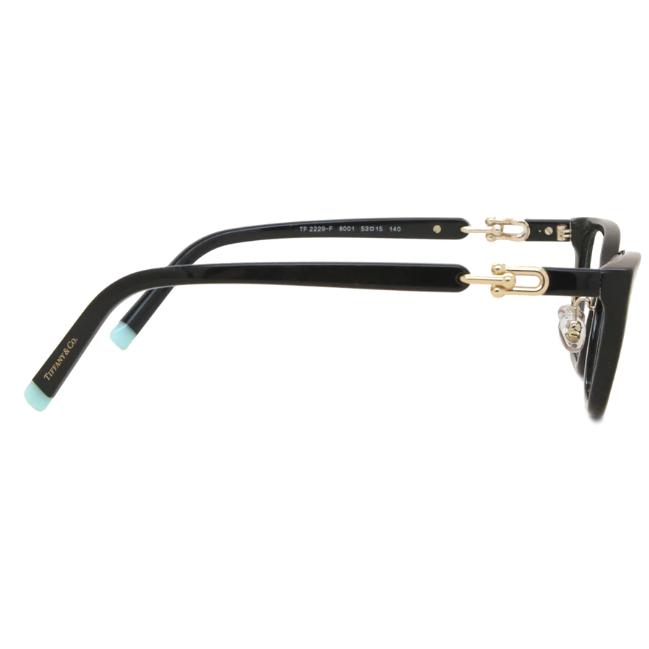 TIFFANY&CO ティファニー レディース 眼鏡 メガネ フレーム サングラス TF2229F-8001-53 度付可 ブラック ゴールド リビジョン製レンズでお好きなサングラス作成可能 ティファニー アンド コー 眼鏡 TF2229F アジアンフィット 8001 53