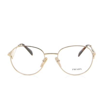 プラダ 眼鏡 PR A50V ZVN1O1 52 レディース オーバル クリア 52mm