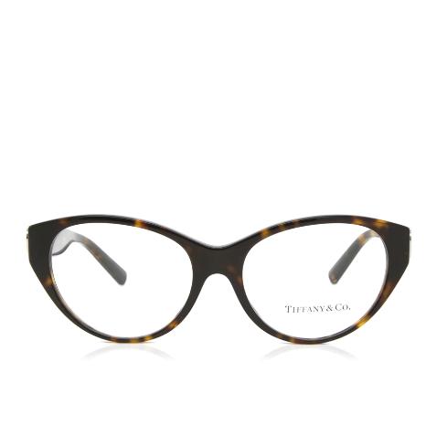 ティファニー アンド コー 眼鏡 TF2244 8015 53 レディース キャットアイ クリア 53mm レンズ幅 %100 本物の画像