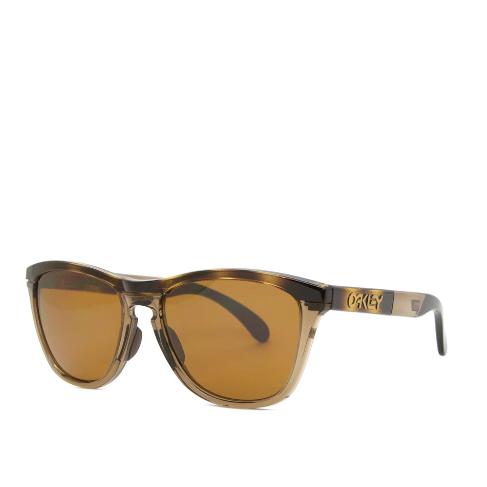 オークリー サングラス OO9284 FROGSKINS RANGE 偏光 928407 55 メンズ スクエア ブラウン 55mm レンズ幅 %100 本物