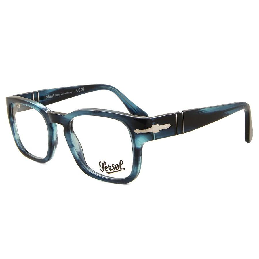 Persol ペルソール サングラス ペルソール 眼鏡 PO3334V 1193 51 ユニセックス スクエア クリア 51mm