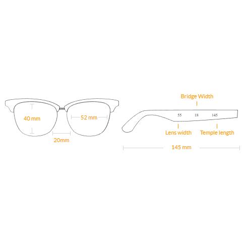 ペルソール 眼鏡 PO3340V LINA 24 52 ユニセックス ブロウライン クリア 52mm レンズ幅 %100 本物_4