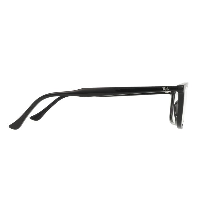 レイバン サングラス 眼鏡 メガネ アイウェア 53□20 150 ブラック レイバン 眼鏡 RX5440 2000 53 ユニセックス レクタングル クリア 53mm