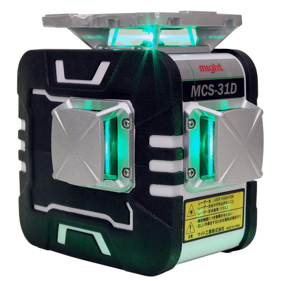 マイト工業 ダイレクトグリーンレーザー墨出し器 MCS-31D 1光源 360 