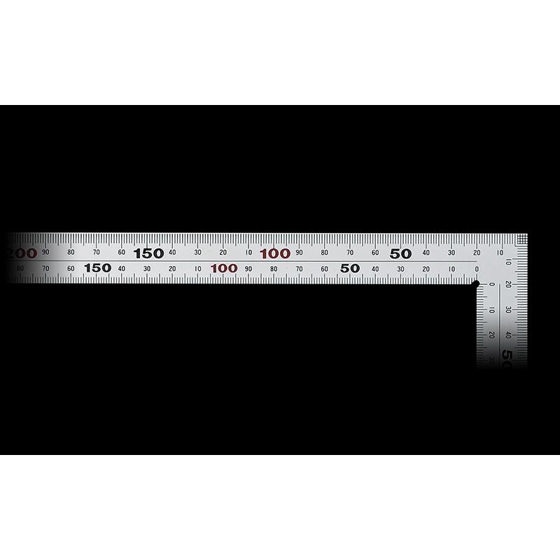 シンワ シンワ測定 #10421 曲尺厚手広巾 シルバー 30cm【正規品】 表裏