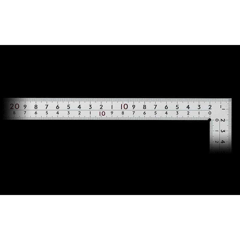 シンワ シンワ測定 #10451 曲尺厚手広巾 シルバー 30cm【正規品】 表裏