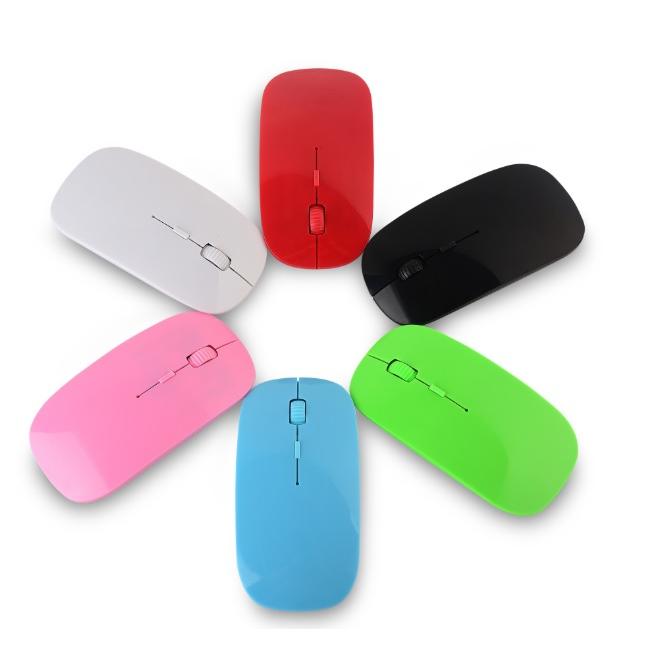 ワイヤレスマウス  電池式 マウス 薄型 静音 軽量 光学式 高精度 2.4GHz 調節可能DPI  無線マウス | ブランド登録なし