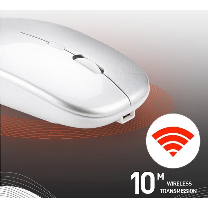 ワイヤレスマウス USB充電式 マウス 薄型  軽量 光学式 高精度 2.4GHz 3段調節可能DPI  無線マウス | ブランド登録なし | 01