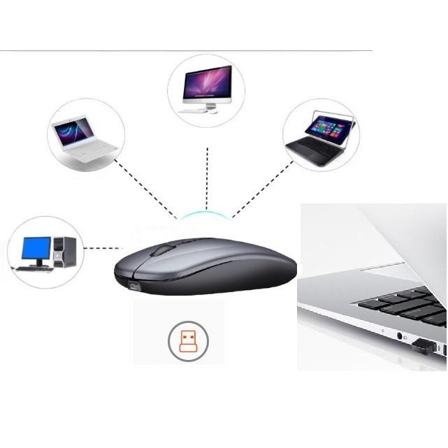 ワイヤレスマウス USB充電式 マウス 薄型  軽量 光学式 高精度 2.4GHz 3段調節可能DPI  無線マウス | ブランド登録なし | 03