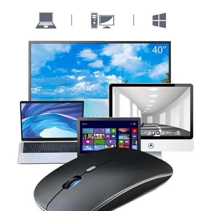 ワイヤレスマウス Bluetooth  USB充電式 マウス 高精度 2.4GHz  薄型  軽量 光学式 無線マウス | ブランド登録なし | 02