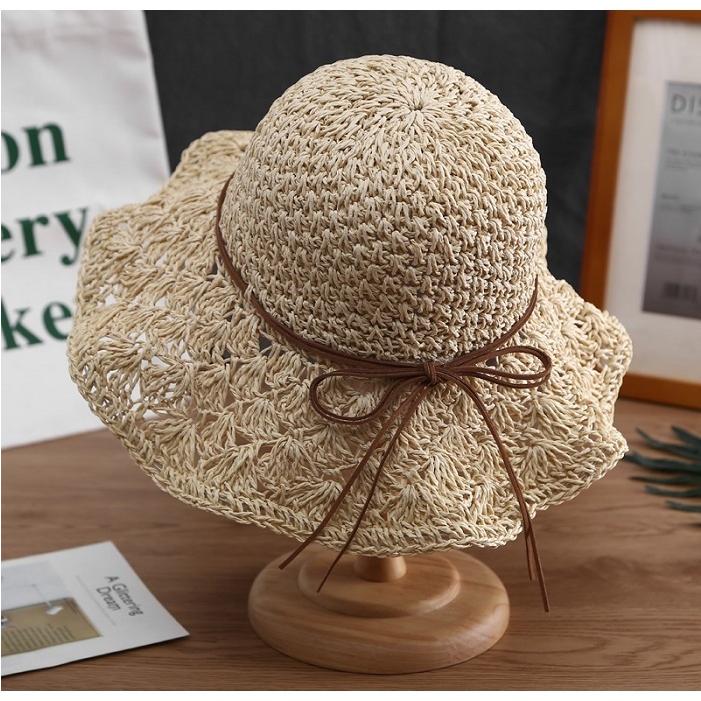 帽子 レディース ハット 麦わら帽子 送料無料  むぎわら帽子 夏 日焼け uvカット 日焼け防止  つば広 紫外線 日除け アウトドア ゴム紐 uv カット 日除け帽子 uv |  | 02