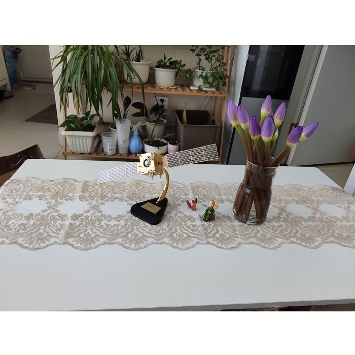 テーブルクロス レース 送料無料 おしゃれ かわいい ランチマット テーブルマット ラウンドクロス 食卓 マット 花 敷物 雑貨 食卓 水洗い可 北欧 約30x250cm ゴ |  | 03