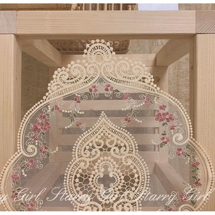 テーブルクロス レース 送料無料 刺繍 おしゃれ かわいい 復古 テーブルマット ラウンドクロス 食卓 マット 花 敷物 雑貨 食卓 水洗い可 北欧 ベージュ |  | 01