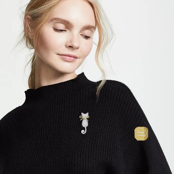 ファッション 猫 ブローチ 動物 ブローチ かわいいブローチ 可愛い おしゃれ アクセサリー プレゼント 贈り物 メンズ レディース 子供 ジュエリー 合金 シルバー Alot Hello Case 通販 Yahoo ショッピング