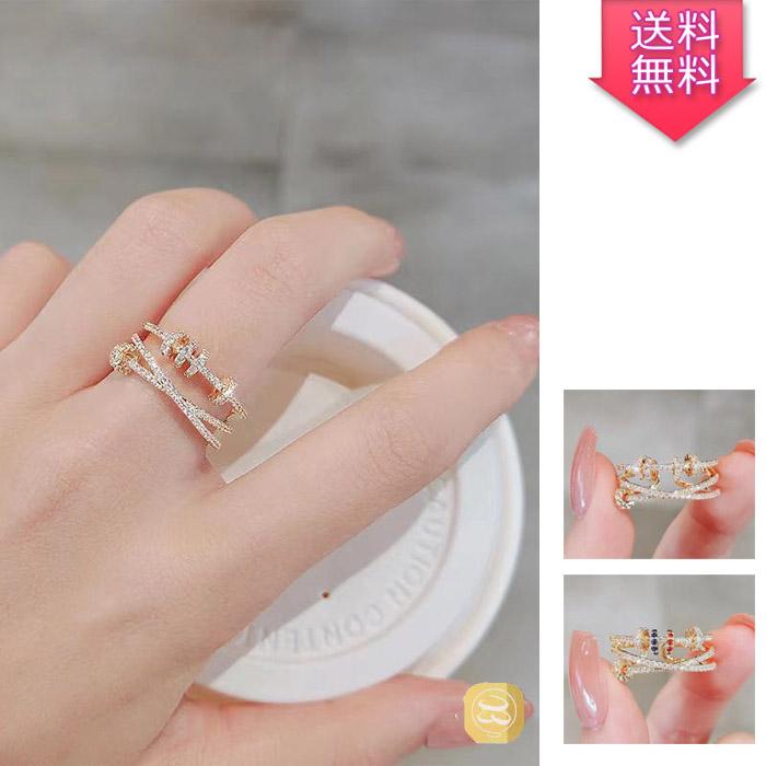 指輪　断捨離　キラキラ　石付き　レディースアクセサリー　美品 爆買 指輪 レディース お花 ダイヤリング フラワー 回る サイズ