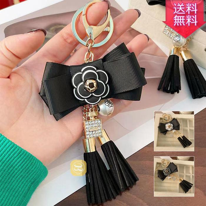 フラワー バッグチャーム 立体感あるお花 カワイイ リボン型 フラワー バッグチャーム 立体感あるお花 カワイイ リボン型