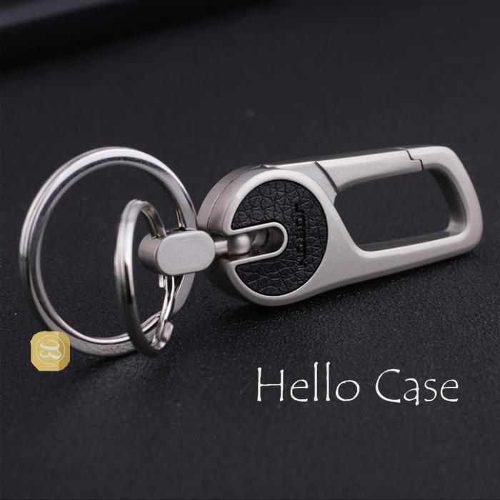 キーホルダー ベルト取り付け 車 家 鍵 ダブルリング Wリング式 キー