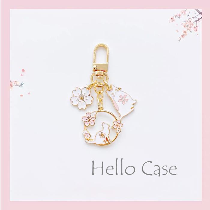 バッグチャーム うさぎちゃん 猫ちゃん キーチェーン 鍵 車 軽量