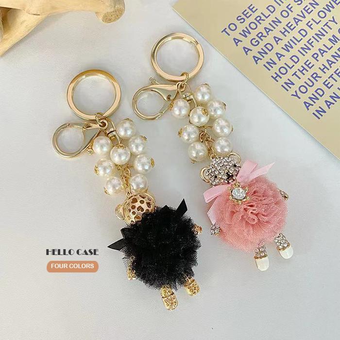 くまᒼᑋªⁿ♥︎バッグチャーム用リボンタッセル