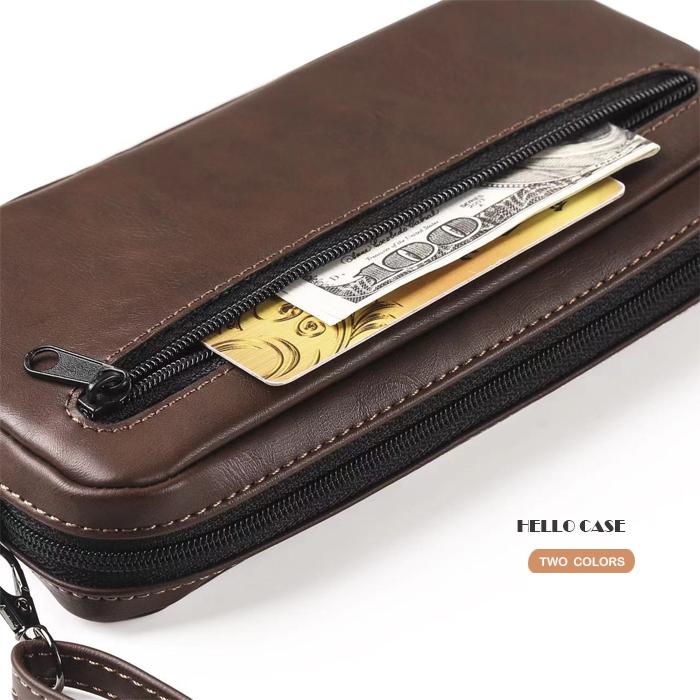 ウエストポーチ 大容量 レザー調 ベルトホルダー ベルトポーチ