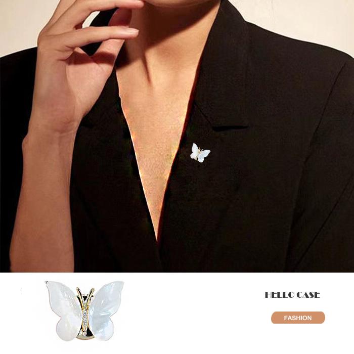 上品な蝶々 ブローチ ファッション 可愛い ちょうちょうブローチ