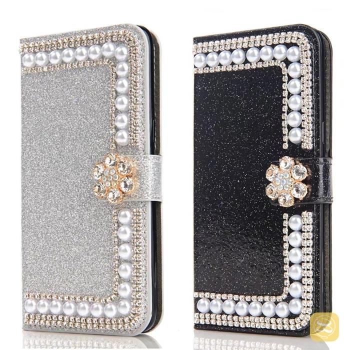 【在庫限り】Xperia XZ1 iPhone 11 Pro Xperia XZ2 手帳型ケース キラキラカバー Xperia 1 iPhone Xs スマホケース アイフォン 11 Pro Max ラメ ラインストーン | iPhone | 04