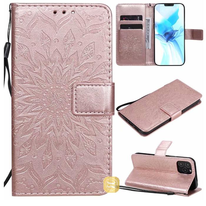 iPhone 12 Xperia 10 VI ケース iPhone 12 Pro iPhone 11ケース Xperia 8 手帳型カバー Xperia XZ3 Xperia 10 V ひまわり サンフラワー マンダラ エスニック | Xperia | 01