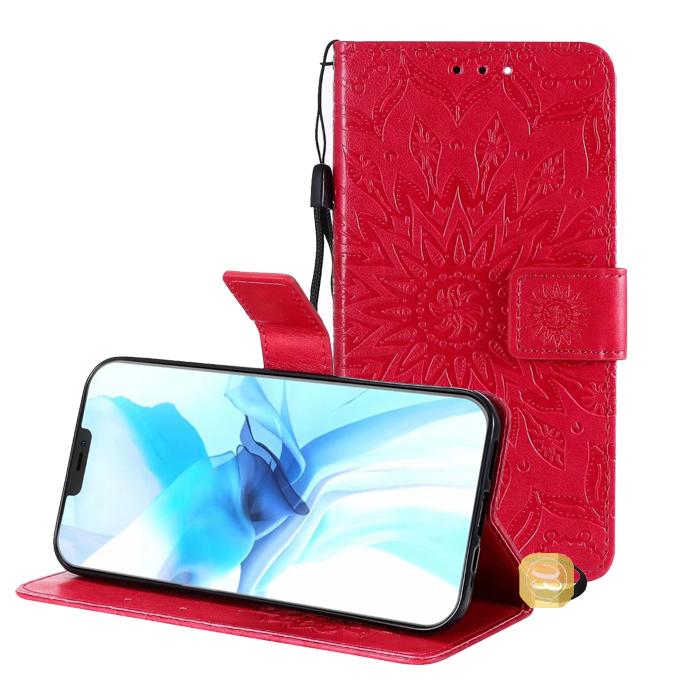 iPhone 12 Xperia 10 VI ケース iPhone 12 Pro iPhone 11ケース Xperia 8 手帳型カバー Xperia XZ3 Xperia 10 V ひまわり サンフラワー マンダラ エスニック | Xperia | 23