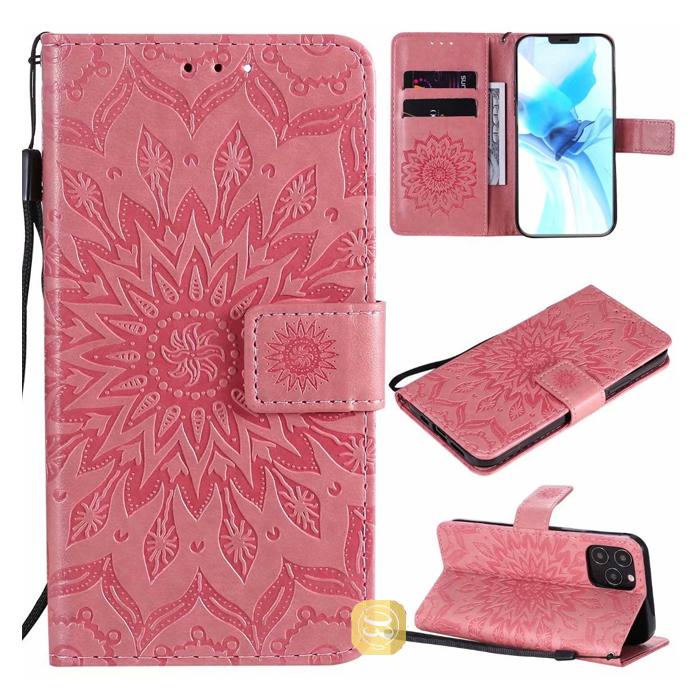 iPhone 12 Xperia 10 VI ケース iPhone 12 Pro iPhone 11ケース Xperia 8 手帳型カバー Xperia XZ3 Xperia 10 V ひまわり サンフラワー マンダラ エスニック | Xperia | 25