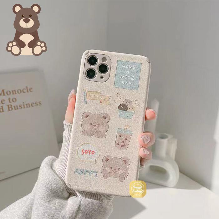 iPhone iphone 12 ケース 11 pro XR 熊ちゃん スマホケース シンプル