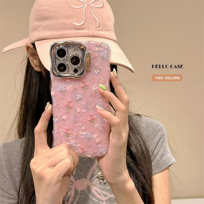 iPhone 12 16 Pro スマホケース インチスマホカバー可愛い花柄 可愛い