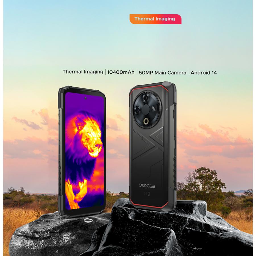 DOOGEE Fire 6 6+10GB 256GB SDカード対応 タフネススマホ サーマル