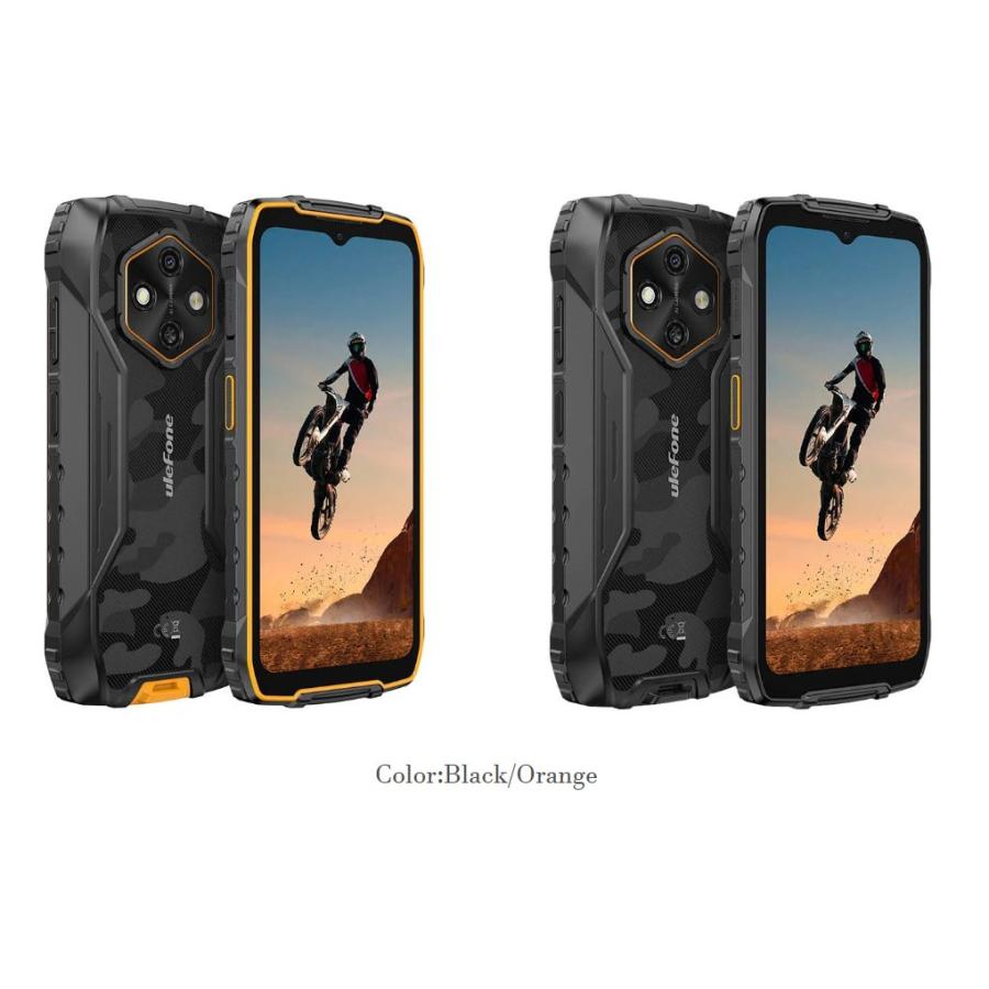 Ulefone RugKing 4 Pro 黒色 8+8GB 256GB 防水スマートフォン 10200mAh