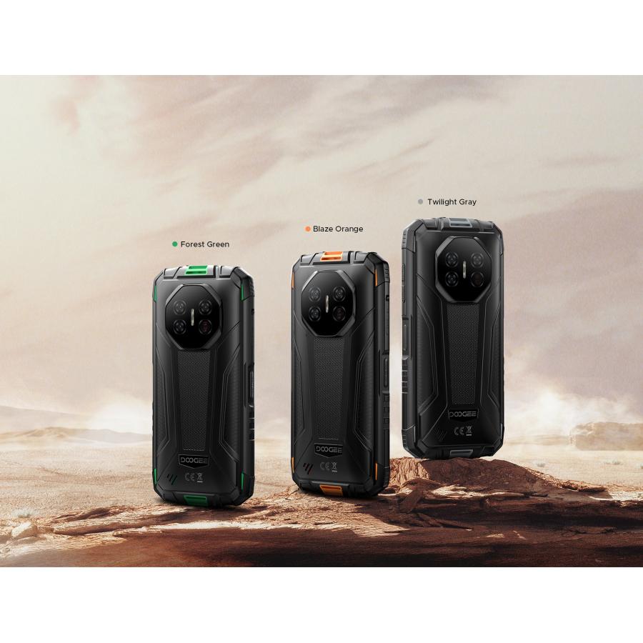 DOOGEE Fire 3 Ultra 6+18GB 256GB 橙色 タフネススマホ 日本語＋