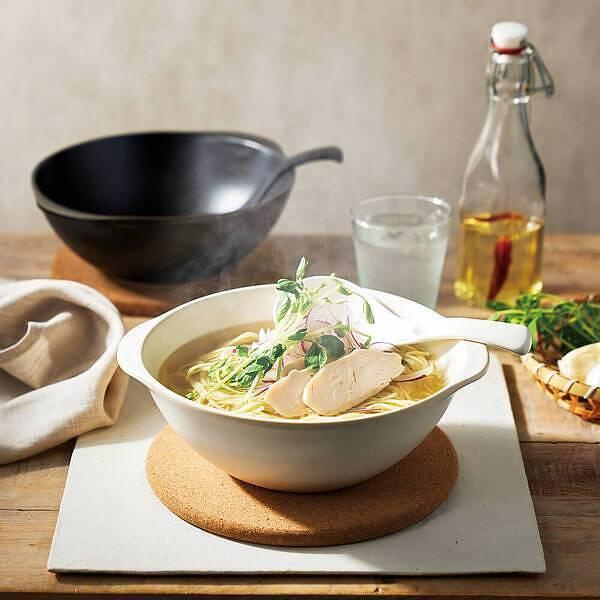 cook home 軽量調理鍋ペア コンロで直火OKのおひとり様用ラーメン鉢 調理してそのまま食卓へ｜smartgift｜02